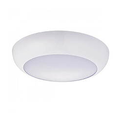 Saxby Plafonnier jardin Forca 1 ampoule Polycarbonate blanc brillant