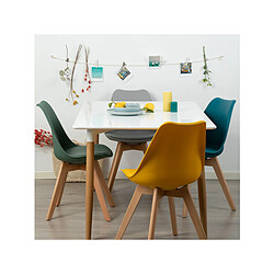 Atmosphera, Createur D'Interieur Chaise Diner Baya Jaune - Atmosphera