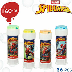 Avis Spiderman Pompe à bulle Spider-Man 60 ml 3,8 x 11,5 x 3,8 cm (216 Unités)