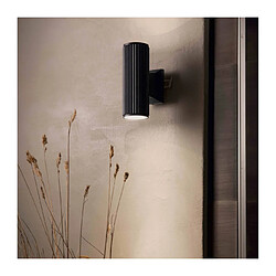 Ideal Lux Applique murale Noire BASE 2 ampoules