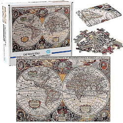 Avis Universal Puzzle 1000 pièces Puzzle adulte enfant - carte du vieux monde puzzle puzzle 1000 DIY jouets