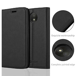 Cadorabo Coque Motorola MOTO C PLUS Etui en Noir