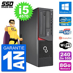 PC Fujitsu Esprimo E720 E85+ DT Intel i5-4570 RAM 8Go SSD 240Go Windows 10 Wifi - Occasion