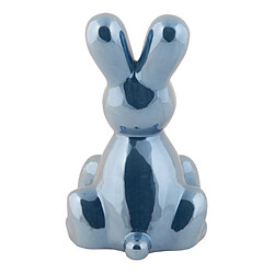 Acheter Pt' Statue en céramique Balloon Bunny bleu foncé.