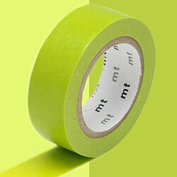 Masking tape unicolore - Vert anis - 1,5 cm x 7 m