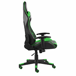 Avis Maison Chic Chaise de jeu, Chaise gaming pivotante, Fauteuil gamer d'ordinateur,Chaise de Bureau Vert PVC -GKD78993