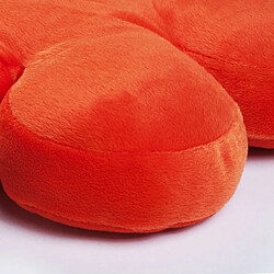 Thedecofactory GONZO FLOWER - Coussin en suédine en forme de fleur orange diam.65