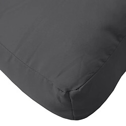 Acheter vidaXL Coussin de palette anthracite mélangé 60x60x10 cm tissu