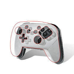 Winkoo.fr Coque de protection transparente pour manette switch