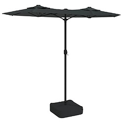 Maison Chic Parasol Jardin | Parasol à double tête anthracite 316x240 cm - GKD71483