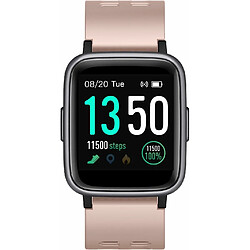 Vendos85 Montre Connectée Homme Femme Smartwatch Cardiofrequencemetre IP68 rose