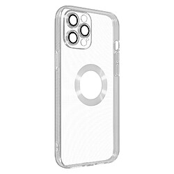 Avizar Coque iPhone 12 Pro Silicone Gel Souple Caméra Couvert Transparent