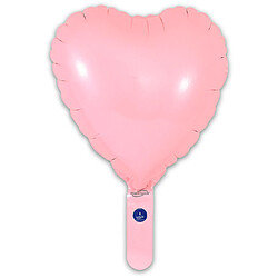 Ballon coeur rose 23 cm