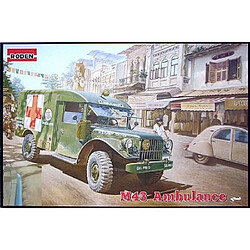 Roden Maquette Voiture Maquette Camion M43 3/4 Ton 4x4 Ambulance Truck