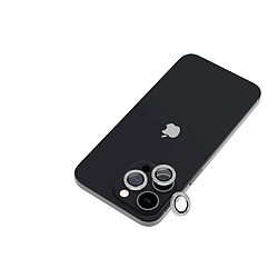 So Seven Protège-caméra pour Apple iPhone 14 Pro / 14 Pro Max Rings Antichoc Argent