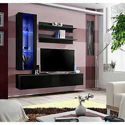 Acheter Paris Prix Meuble TV Mural Design Fly II 190cm Noir