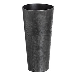 BigBuy Home Vase Gris Métal 15 x 15 x 31 cm