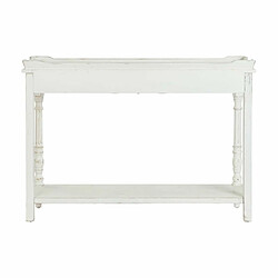 Console DKD Home Decor 120 x 40 x 84,5 cm Sapin Blanc Bois MDF