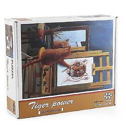 Universal Tiger Power Puzzle Puzzle, 1000 puzzles de décompression pédagogique, décoration murale pas cher