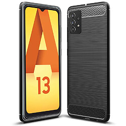 Xeptio Samsung Galaxy A13 4G coque style carbone noir