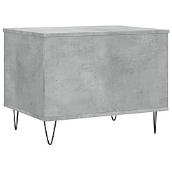 Maison Chic Tabls basse,Table Console pour salon Gris béton 60x44,5x45 cm Bois d'ingénierie -MN82131 pas cher