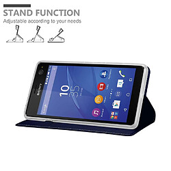 Cadorabo Coque Sony Xperia C4 Etui en Bleu pas cher