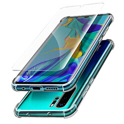 Avizar Pack Protection Huawei P30 Pro Coque Souple + Film Verre Trempé 9H Transparent