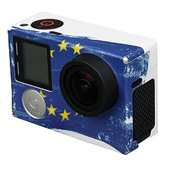 Wewoo Sticker pour GoPro Hero4 Autocollant de modèle de drapeau de EU