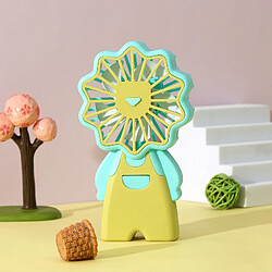 Avis (Jaune) Lion Mignon Usb Rechargeable Mini Ventilateur de Bureau Portable Style Dessin Animé