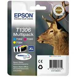 Epson T1306 Multipack Cartouche d'encre d'origine 1 x cyan, magenta, jaune