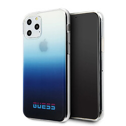 Guess Maroquinerie Etui pour iPhone 11 Pro - Guess Gradient Bleu California