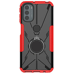 Coque en TPU anti-rayures avec béquille pour votre Motorola Moto G41 4G/G31 4G - rouge