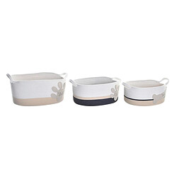 Set de basket DKD Home Decor Coton (60 x 31 x 25 cm)