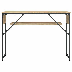 Acheter Maison Chic Table console | Meuble d'entrée | Table d'appoint avec étagère chêne sonoma 105x30x75 cm -GKD15633