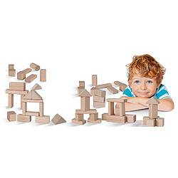 Avis Simba Toys Cubes en bois naturel 50 pièces