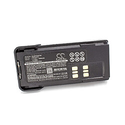 vhbw Batterie remplacement pour Motorola PMNN441, PMNN4415, PMNN4415AR pour radio talkie-walkie (1800mAh, 7,4V, Li-ion) - avec clip de ceinture