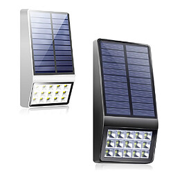 Lampe 15 LED Capteur Solaire Extérieur Détecteur Mouvement Étanche Éclairage