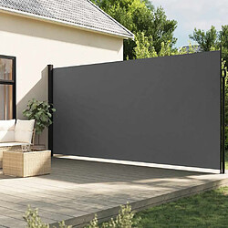 vidaXL Auvent latéral rétractable anthracite 200x600 cm