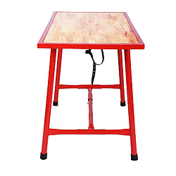 Helloshop26 Établi pliable table d’atelier pliante table de travail 120 cm bois 16_0000517