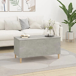 Avis ComfortXL Table Basse Gris Béton 90x44,5x45 Cm Bois D'ingénierie