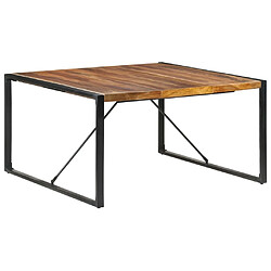 Maison Chic Table de salle à manger,Table à dîner 140x140x75 cm Bois solide -GKD73490