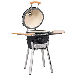 vidaXL Kamado Barbecue à fumoir Céramique 81 cm