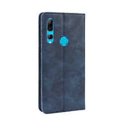 Avis Wewoo Housse Coque Étui en cuir à boucle magnétique avec rétro pour Crazy Horse Texture horizontale HUAWEI Y9 PRIME 2019avec support et fentes cartes et cadre photo Bleu