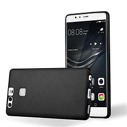 Cadorabo Coque Huawei P9 Etui en Noir