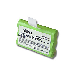 Vhbw Batterie NI-MH 700mAh 3.6V pour TOPCOM Babytalker 1010, Babytalker 1020, Babytalker 1030, Twintalker 3700. Remplace TPB103MB