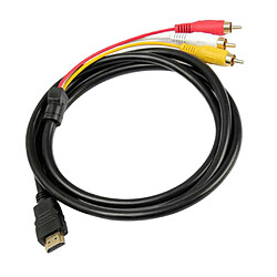 Acheter Câble HDMI vers 3 RCA mâle