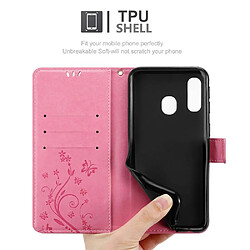 Cadorabo Coque Samsung Galaxy A40 Etui en Rose pas cher