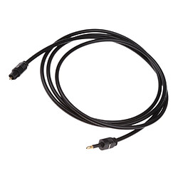 Avis 3ft 3.5mm OD 4.0 Câble Audio Optique Numérique Câble Toslink Optique Audio