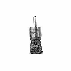 1609200269 Bosch Brosse Pinceau à Fils d'Acier Ondulés 0.2mm, 4500 Tr/Min, 25mm Diamètre, Gris, 25.0