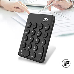 Wireless Number Pad Portable Mini USB 2,4 GHz 18-clé numérique Comptabilité financière pas cher